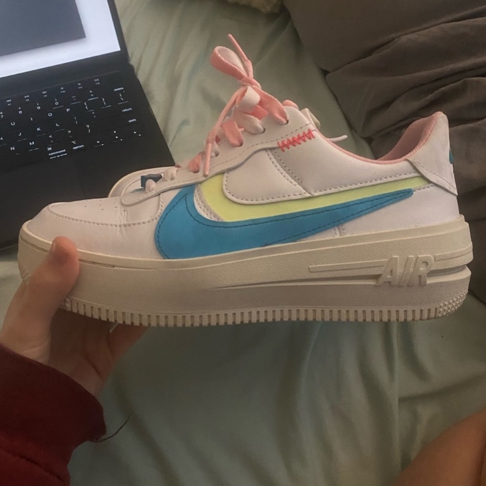 NIKE AF1 flower power platform sneakers - Picture 7 of 7